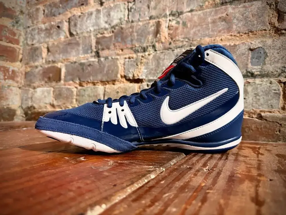 Nike Freek Navy White Wrestling Shoes Size 10 316403-411